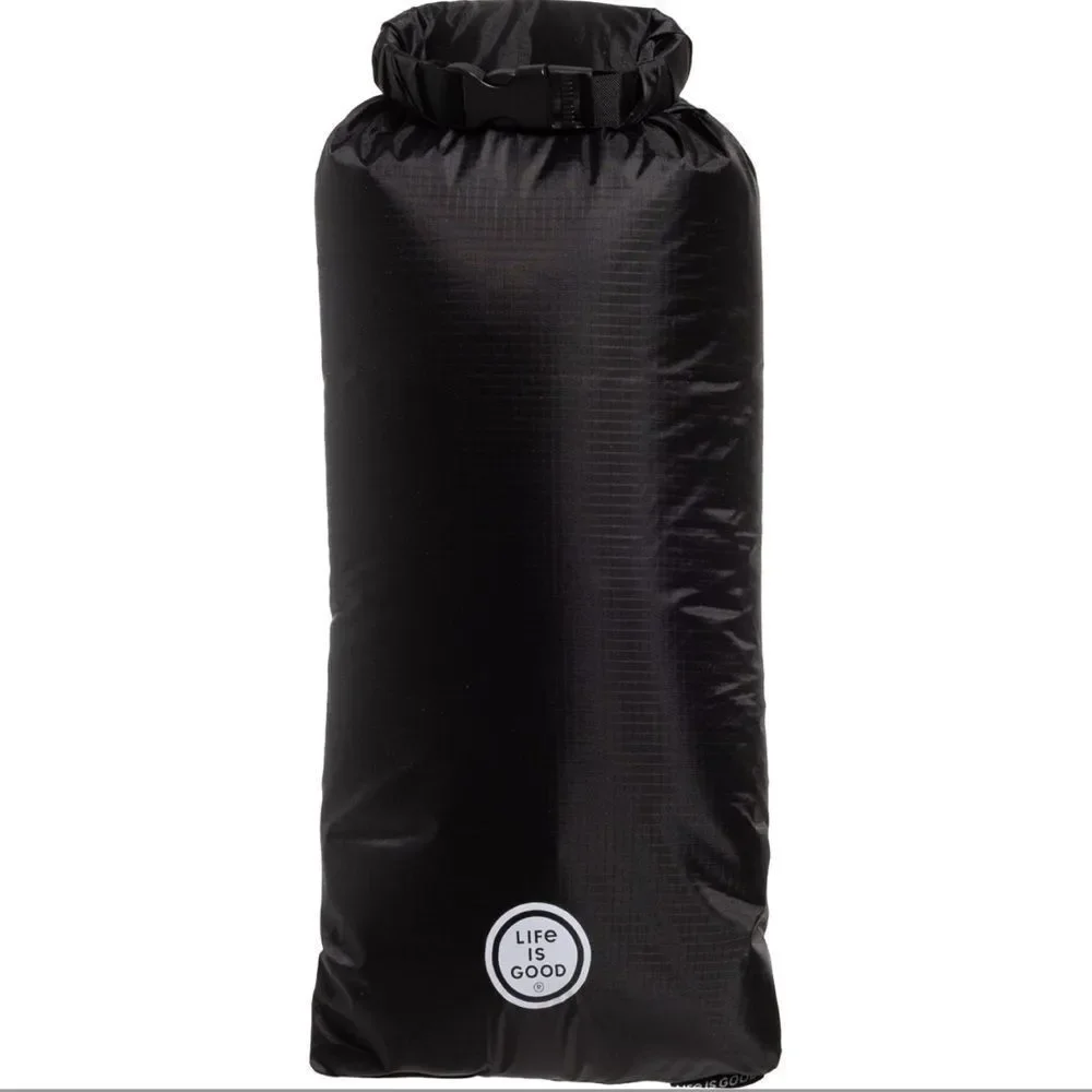 Life is Good Black 13L Waterproof Lightweight Dry Bag